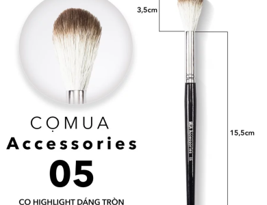 Cọ Lẻ trang điểm chuyên nghiệp cán đen MUA ACCESORIES