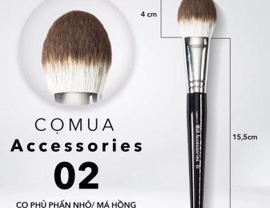 Cọ Lẻ trang điểm chuyên nghiệp cán đen MUA ACCESORIES