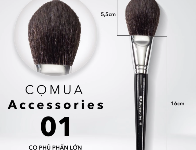 Cọ Lẻ trang điểm chuyên nghiệp cán đen MUA ACCESORIES