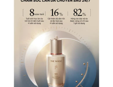 [Hannah Olala x Whoo] Tinh chất tự sinh chống lão hóa thế hệ thứ 4 THE WHOO Bichup Ultimate Recovery Youth Serum 50ml