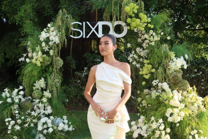 Hòa cùng ánh hoàng hôn Sài Gòn, Cổ Ngân mang đến nét đẹp tinh tế trong buổi trình diễn SIXDO Xuân Hè 2025.