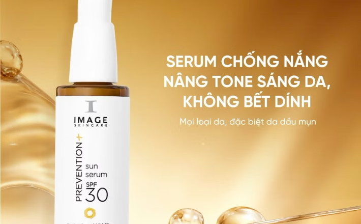 ￼Serum chống nắng IMAGE Skincare nâng tone sáng da PREVENTION+ Sun Serum SPF 30 28,3g 