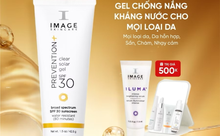 ￼Gel chống nắng image kháng nước IMAGE Skincare PREVENTION+ Clear Solar Gel SPF 30 42,5g 