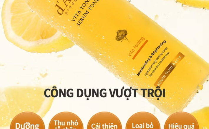 ￼[d'Alba Official] Toner serum cải thiện lỗ chân lông, dưỡng ẩm lên tới 100 giờ 180ml (Bản nâng cấp) 