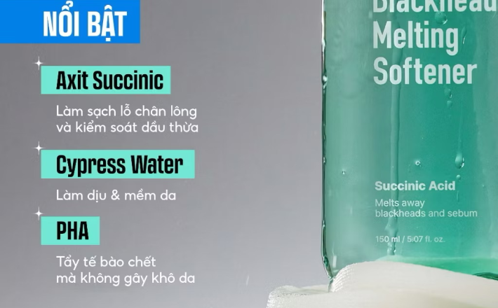 ￼Dung dịch làm mềm mụn đầu đen JUMISO Blackhead Melting Softener 