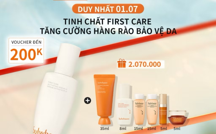 ￼[Live] Tinh Chất Dưỡng Da Đầu Tiên Kích Hoạt Làn Da Sulwhasoo First Care Activating Serum VI 90ML 