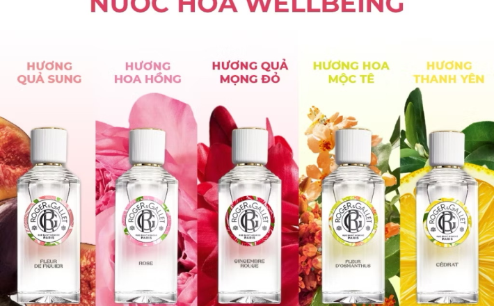 ￼Nước hoa Wellbeing Roger&Gallet 30ml 
