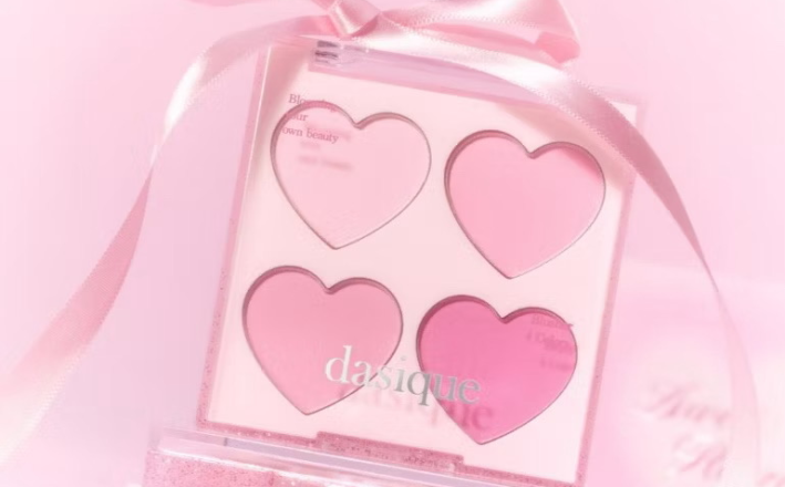 Phấn má hồng 4 ô dasique Blending Mood Cheek Blush | Sweet Heart Collection