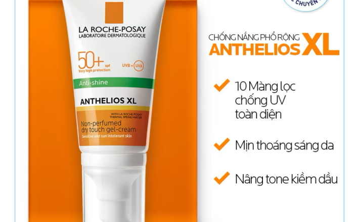 ￼[PHIÊN BẢN NÂNG TONE] Bộ đôi kem chống nắng nâng tone cho da dầu La Roche-Posay Anthelios XL SPF50+ 50ml 