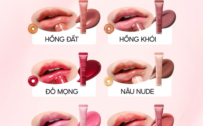 ￼[HOT] Son Dưỡng Có Màu, Môi Căng Bóng Rạng Rỡ Laneige Glaze Craze Tinted Lip Serum 12G 