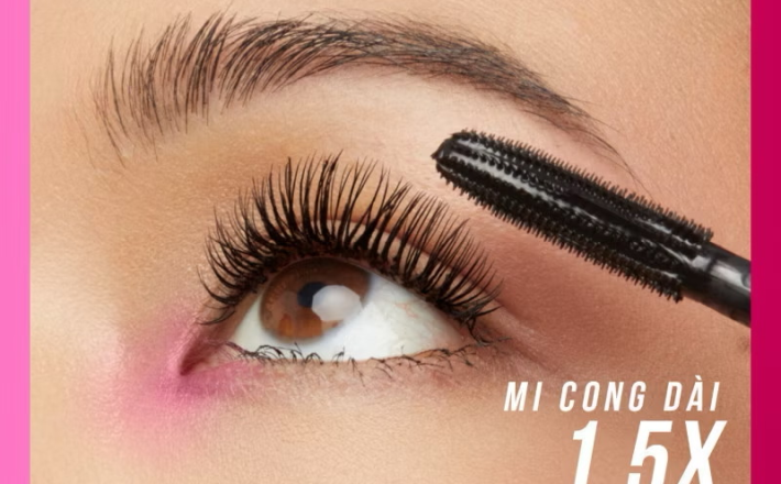 ￼[Mới] Mascara Firework Chuốt Mi Cong Dài và Tỏa Mi 360 Độ Lash Sensational Maybelline New York Waterproof 8.75ml 