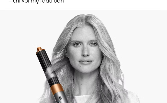 ￼[1-31.10 Độc quyền Shopee] Máy sấy và tạo kiểu tóc Dyson Airwrap ™ Origin HS02 (Không hộp da/No leather box) 