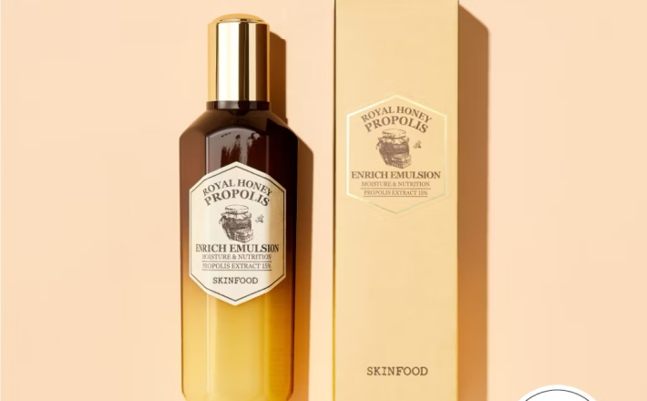 ￼Nước Cân Bằng Cấp Ẩm Sữa Ong Chúa SKINFOOD Royal Honey Propolis Toner 160ml 