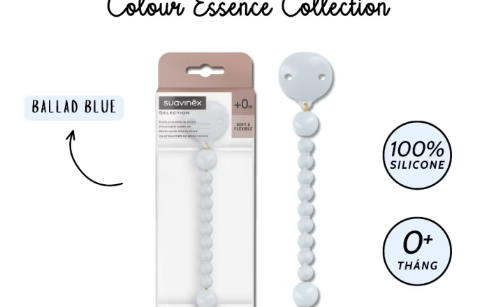 Dây kẹp ty ngậm silicone SUAVINEX 