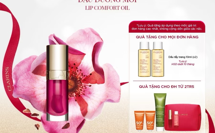 ￼Dầu Dưỡng Môi Clarins Lip Comfort Oil 7ml 