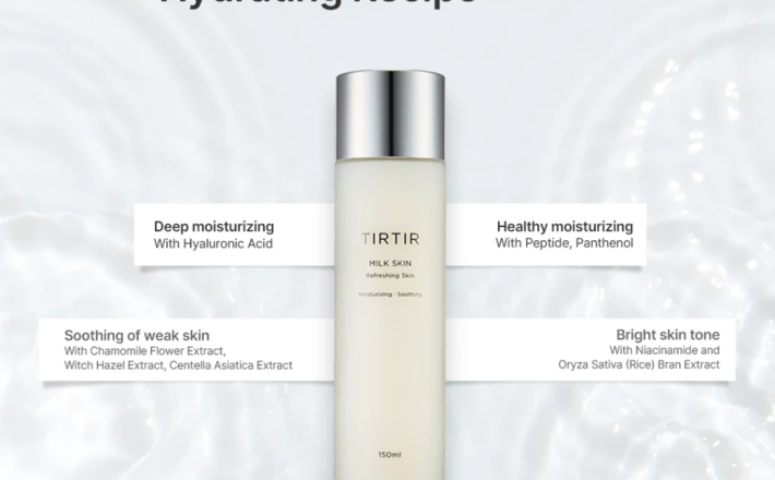 [TIRTIR] Nước Hoa Hồng Dưỡng Ẩm Sâu Hydrating Milk Toner 150ml / 50ml / 20ml (2% Niacinamide, Chamomile, Chiết xuất cám gạo,