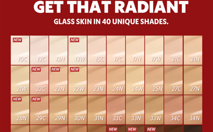 Mặt nạ vừa vặn lâu trôi, nhẹ, phủ toàn diện, Đệm MINI màu đỏ bán mờ 4,5g