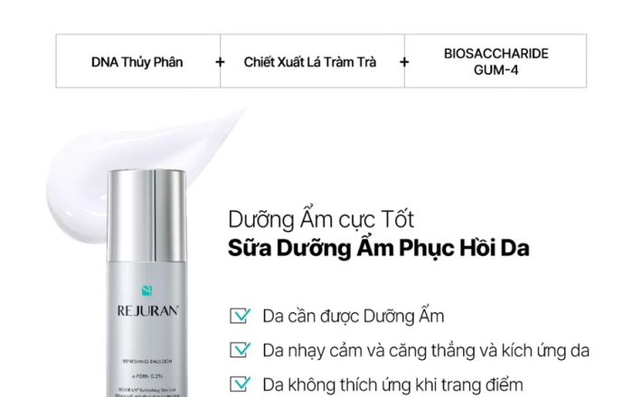 [REJURAN] Emulsion Cấp Ẩm Dưỡng Chất Phục Hồi | Refreshing Emulsion 45mL