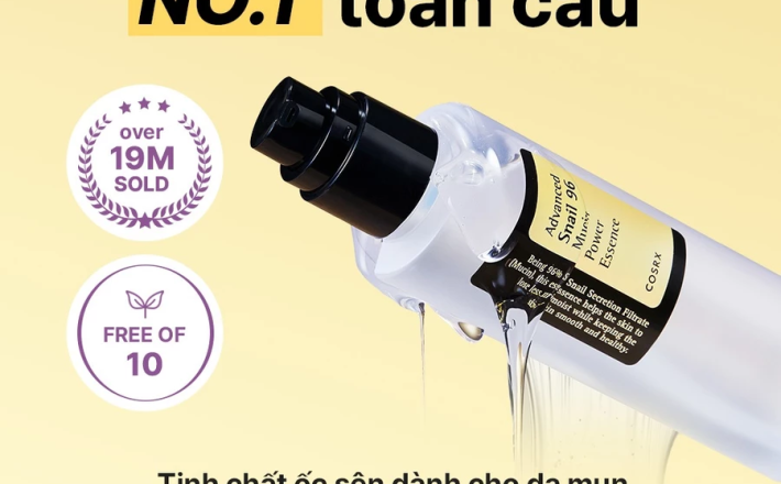 [Giao hàng từ Việt Nam] Tinh chất ốc sên COSRX 96 Mucin 100ml hỗ trợ tái tạo dưỡng ẩm cho da  4.9  9,8k đánh giá