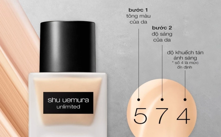 kem nền mỏng nhẹ hiệu ứng bán lì lâu trôi 16h shu uemura unlimited foundation 35ml