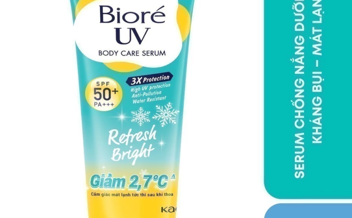 Biore UV Serum Chống Nắng Dưỡng Thể Kháng Bụi Sáng Mịn Mát Lạnh 230ml