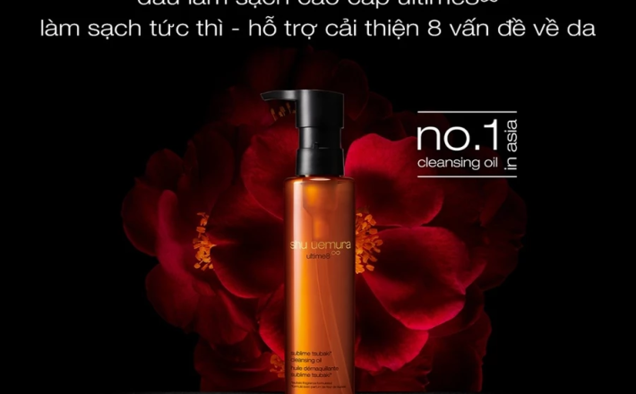 dầu làm sạch và tẩy trang cao cấp shu uemura ultime8∞ cleansing oil 150ml giúp nuôi dưỡng phục hồi 8 vấn đề làn da