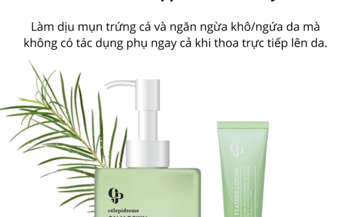 Combo Celepiderme Calm Down Teatree Lotion 250g Và Celepiderme Calm Do