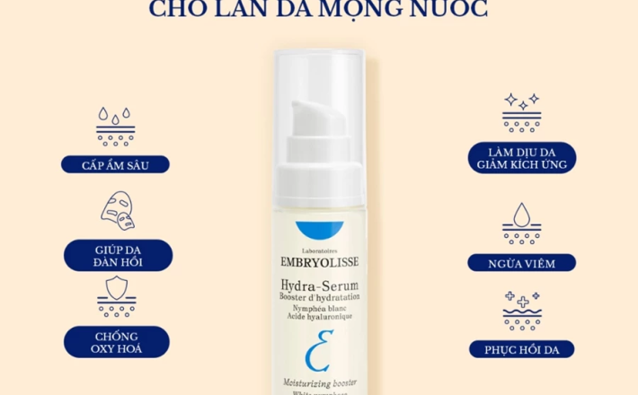 Serum double HA cấp ẩm đa tầng Embryolisse Hydra Serum 30ml