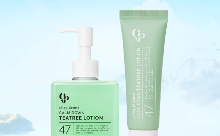 Combo Celepiderme Calm Down Teatree Lotion 250g Và Celepiderme Calm Do