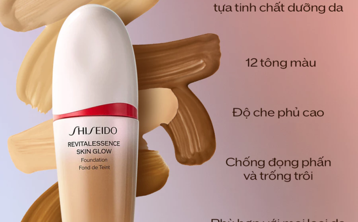 Kem nền Shiseido Revitalessence Skin Glow Foundation 30ml