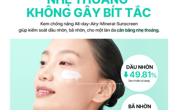 Dear, Klairs Kem chống nắng All-day Airy Mineral Sunscreen 60g