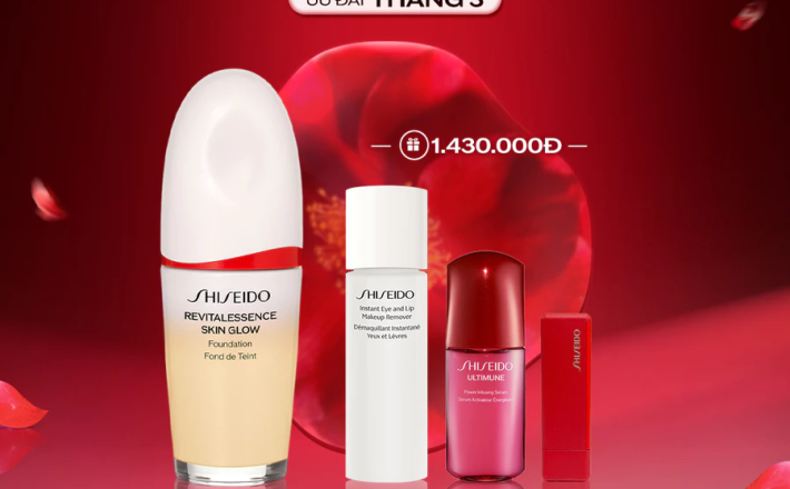 Kem nền Shiseido Revitalessence Skin Glow Foundation 30ml