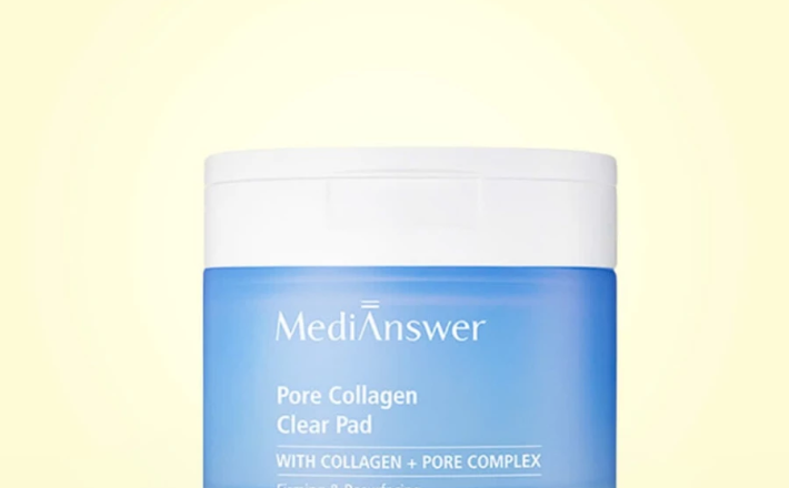 Bông Toner pad MEDIANSWER Pore Collagen Clear Pad 80 miếng 120ml