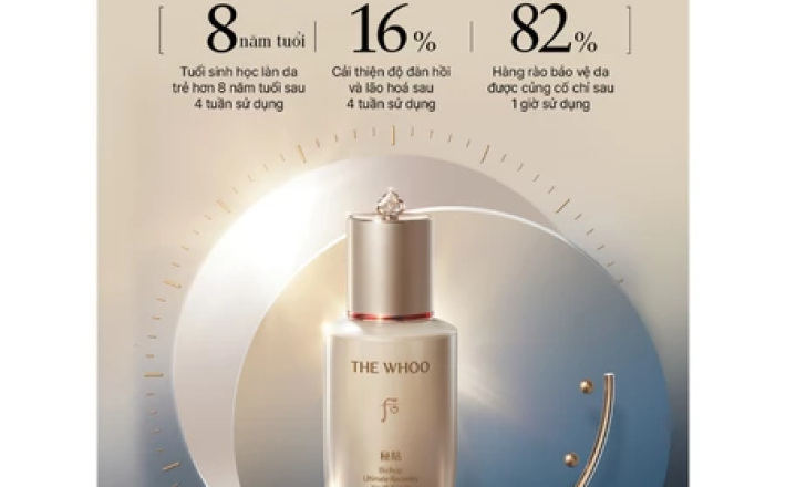 [Hannah Olala x Whoo] Tinh chất tự sinh chống lão hóa thế hệ thứ 4 THE WHOO Bichup Ultimate Recovery Youth Serum 50ml