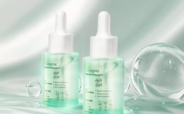 mall inline badgeTinh Chất Tẩy Tế Bào Chết The Auragins 7.5% AHA + 0.5% BHA Gentle Peeling