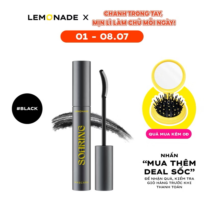￼Chuốt mi tơi dài lâu trôi Lemonade Soaring Mascara 6ml 
