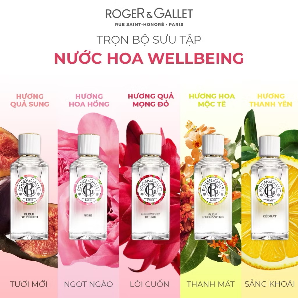 ￼Nước hoa Wellbeing Roger&Gallet 30ml 