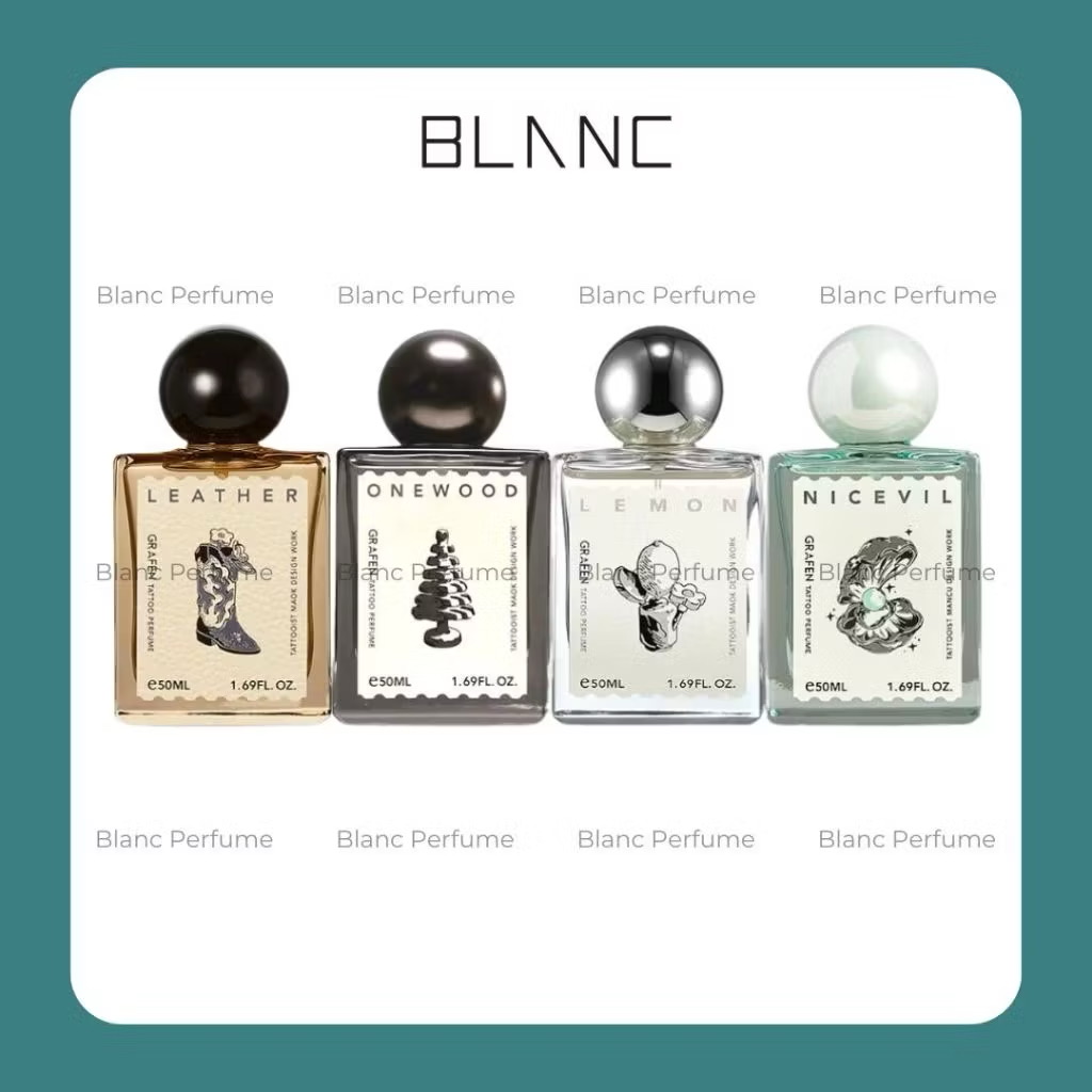 [BLANC] Nước hoa GRAFEN Tattoo Perfume 50ML One Wood - Lemon - Nicevil - Mist Leather 