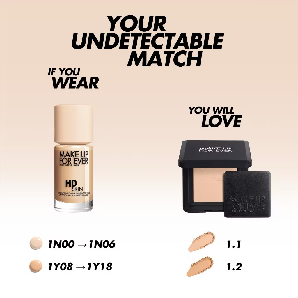 ￼MỚI - Phấn Phủ Dạng Nén Hoàn Thiện HD SKIN PERFECTING PRESSED POWDER 10g - MAKE UP FOR EVER