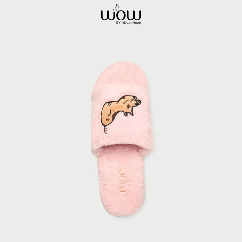 ￼[LINK GIFT] Dép lông mang trong nhà Wow by NDLanNgoc - N0017 