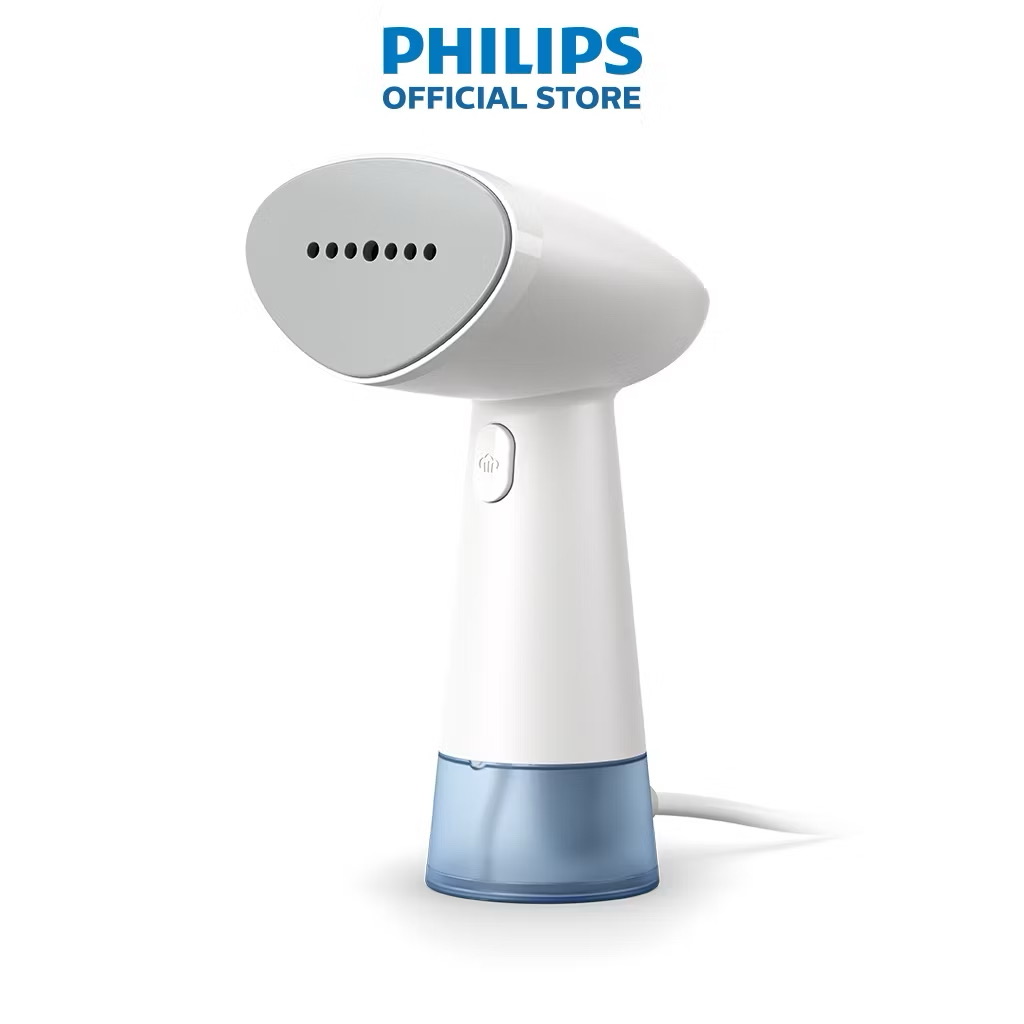 ￼Bàn ủi hơi nước cầm tay Philips STH1000 /10|900W|nhỏ gọn ngăn chứa nước 85ml có thể tháo 
