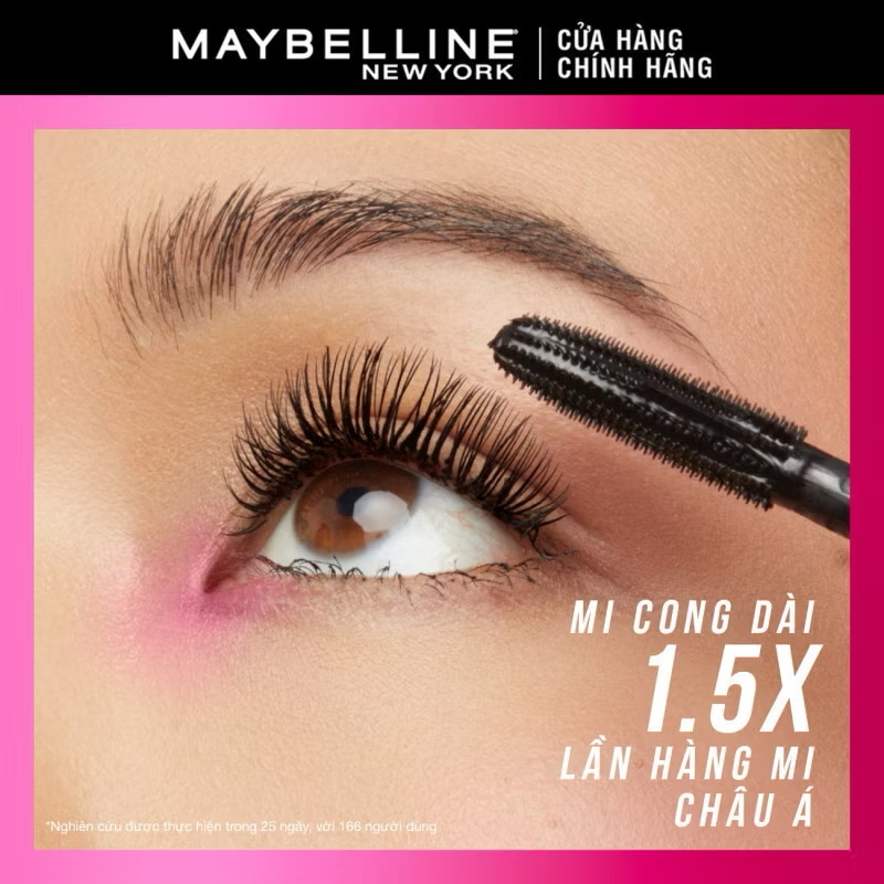 ￼[Mới] Mascara Firework Chuốt Mi Cong Dài và Tỏa Mi 360 Độ Lash Sensational Maybelline New York Waterproof 8.75ml 