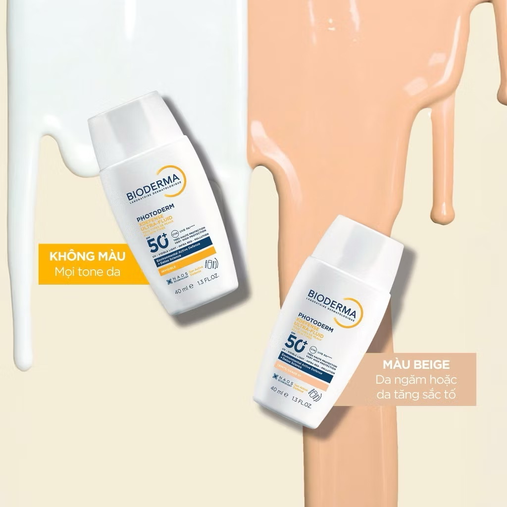 ￼Sữa chống nắng Bioderma phổ rộng ráo mịn, bảo vệ da toàn diện Photoderm XDefense Ultra-fluid SPF50+ 40ml 
