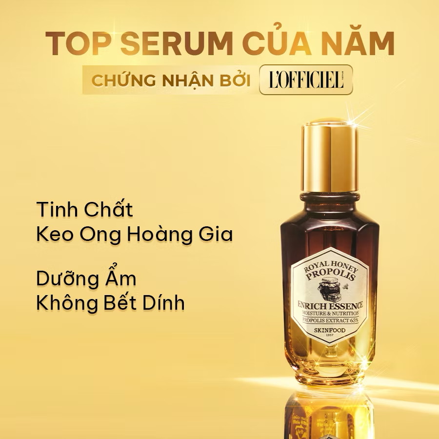 ￼Tinh Chất Sữa Ong Chúa Dưỡng Da SKINFOOD Royal Honey Propolis Enrich Essence 50ml 