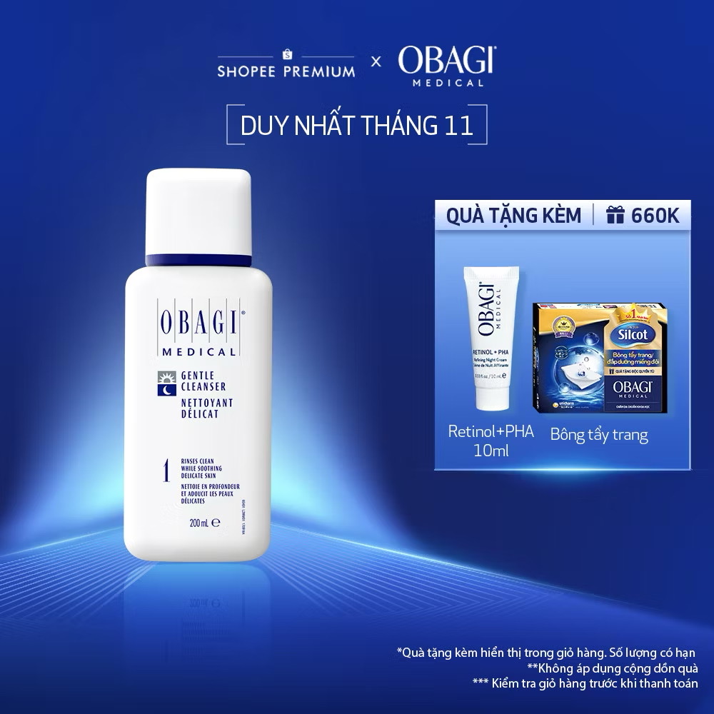 ￼Sữa Rửa Mặt Dịu Nhẹ Obagi Nu-Derm Gentle Cleanser (200ml) 