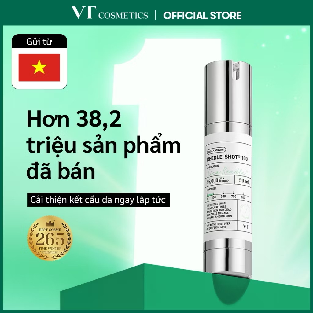 ￼[KOL-VT] Tinh Chất Vi Kim Reedle Shot 100 / 300 / 700 – Serum Tái Tạo Da, Phục Hồi, Căng Bóng, Chiết Xuất Rau Má (Centella) [Flagship Chính Hãng] 