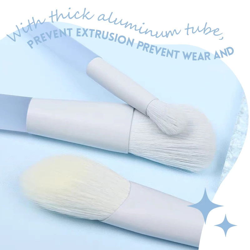 4 / 7 / 11 Chiếc Mini Cọ Trang Điểm Bộ Hoàn Chỉnh Di Động Mini Du Lịch Bàn Chải Blush Bàn Chải Rời Bột Phấn Mắt Bàn Chải Lông Mềm