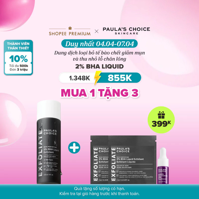 Dung dịch tẩy tế bào chết Paula's Choice Skin Perfecting 2% BHA Liquid Exfoliant 118 ml 2010