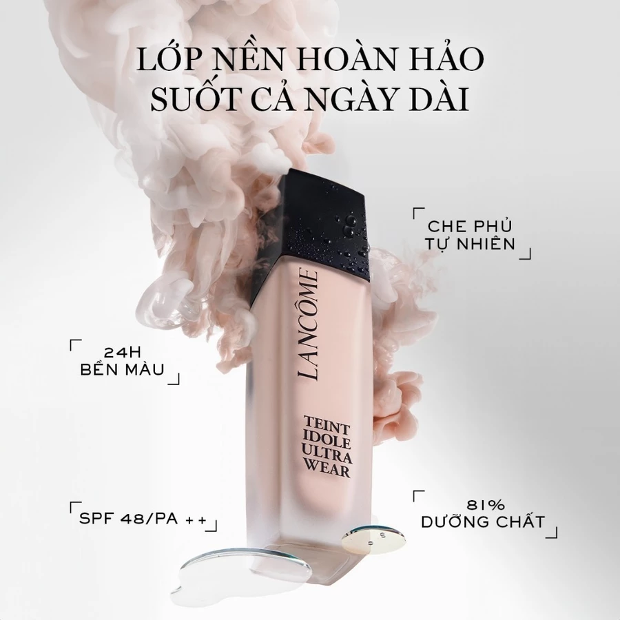 Kem nền Lancôme Teint Idole Ultra Wear bền màu suốt 24h SPF 48/PA++