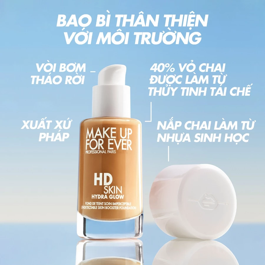 HD SKIN HYDRAGLOW FOUNDATION 30ML - MAKE UP FOR EVER